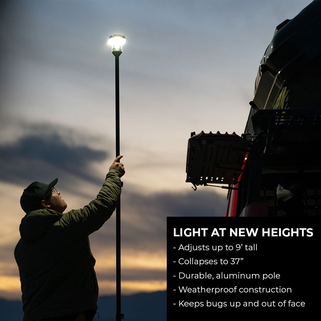 Telescoping Pole For Lights - Devos Outdoor